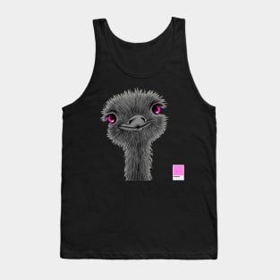 OSTRICH PINK - white full  by COLORBLIND WorldView Tank Top